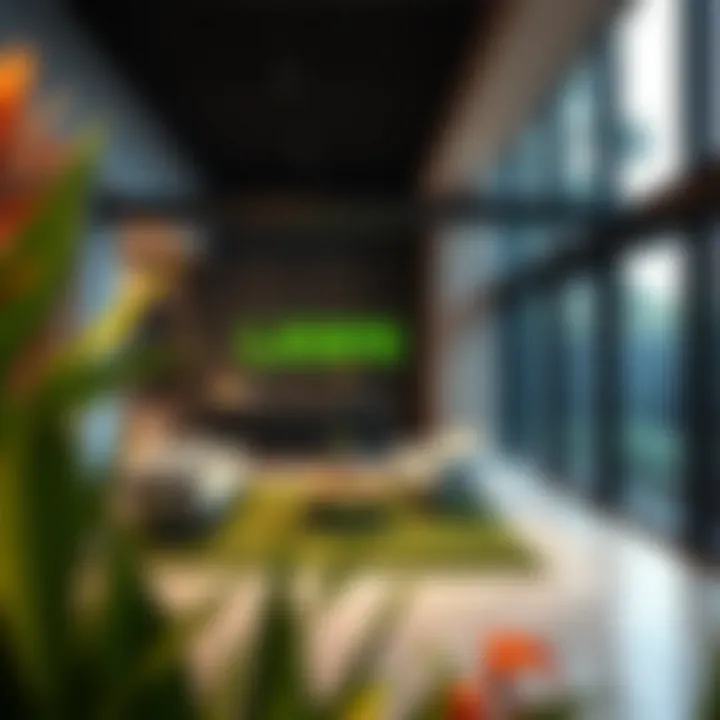 Stylish interior design elements of LawnZ