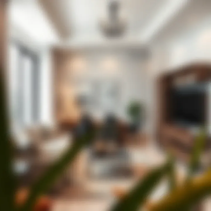 A cozy apartment interior representing housing options in Dubai