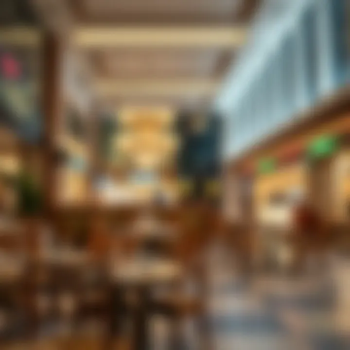 Inviting dining area in Madina Mall Al Quoz