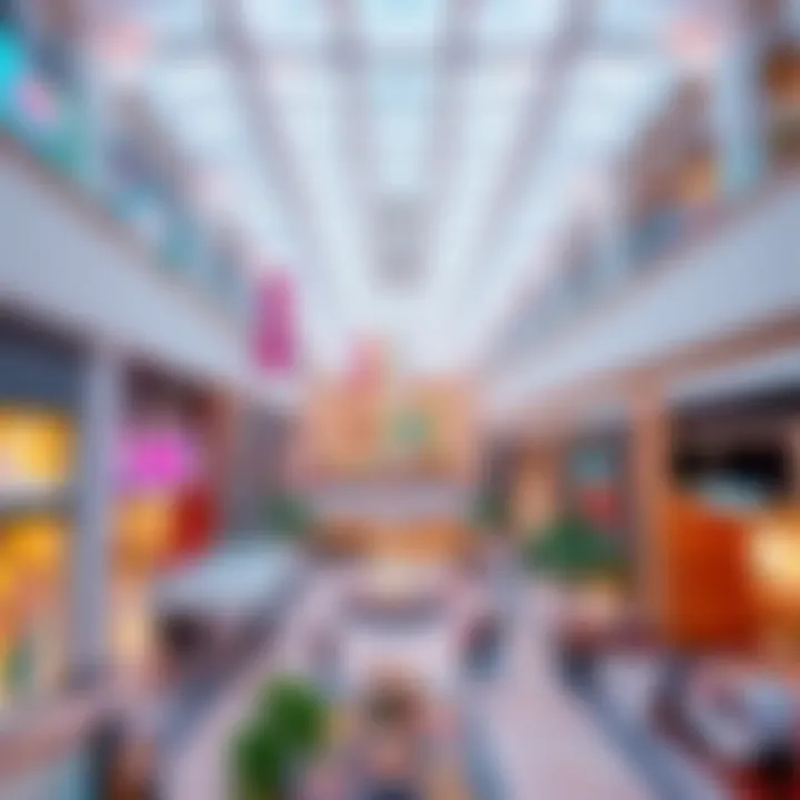 Vibrant retail spaces within Madina Mall