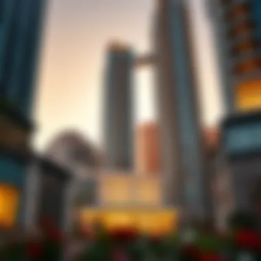 Stunning architectural view of Mai Tower Al Nahda 1 showcasing its modern design