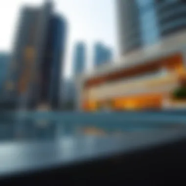 Architectural Details of Marina Heights Tower Modern architectural details of Marina Heights Tower