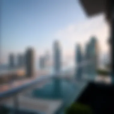 Balcony View from Marina Heights Tower Panoramic view from the balcony of Marina Heights Tower