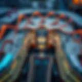 Stunning Aerial Perspective of Max Dema Mall Aerial view of Max Dema Mall showcasing its architectural design