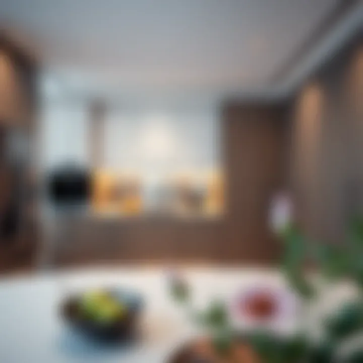 Modern kitchen design with high-end appliances