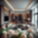 Luxury living room in Millennium Montrose Executive Apartment