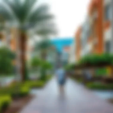 Vibrant lifestyle in JVC with parks and cafes