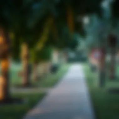 Serene pathways through Nad Al Hamar Park