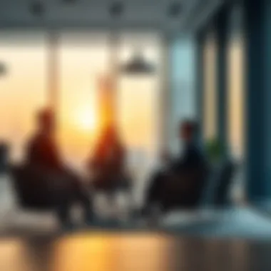 A business meeting in a modern office space in Dubai