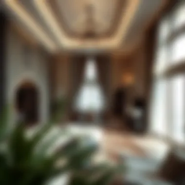 Luxurious apartment interior illustrating real estate options