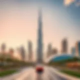 Stunning skyline of Dubai showcasing modern architecture