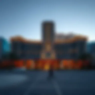 Architectural Marvel of Paramount Hotel Dubai Stunning exterior view of the Paramount Hotel Dubai