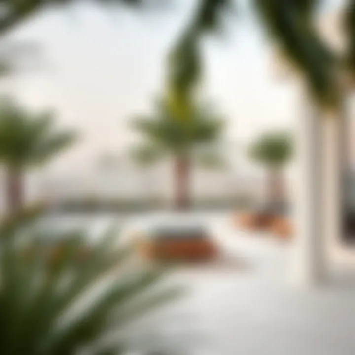 Tranquil outdoor space at Platinum Residence