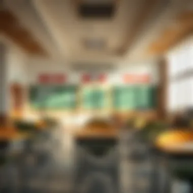 Luxurious Classroom Environment Luxurious classroom setting in a premium school