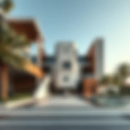 A modern architectural marvel showcasing Rabdan Developments' innovative designs in Dubai