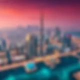 Aerial view of Dubai's skyline showcasing diverse real estate developments