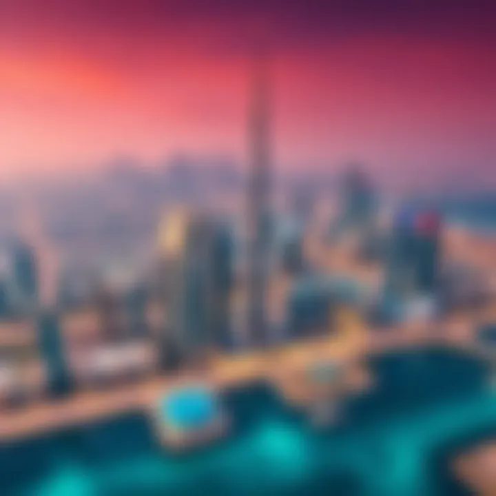 Aerial view of Dubai's skyline showcasing diverse real estate developments