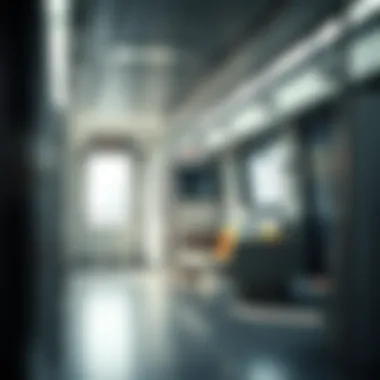 Interior of a Red Line Metro train highlighting comfort and design