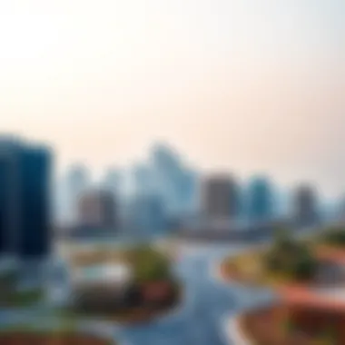 Luxurious Skyline of Reem Hills Luxurious skyline view of Reem Hills showcasing modern architecture