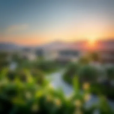 Scenic Landscape of Reem Hills Scenic landscape and greenery integrated into Reem Hills