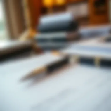 Essential Legal Documentation Legal documents on a desk with a pen