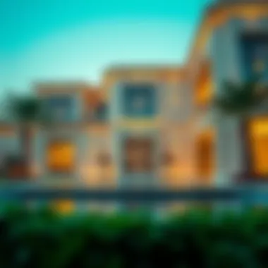 Luxurious Villa Architecture in Al Suyuh Luxurious villa in Al Suyuh showcasing elegant architecture