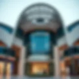 Stunning architectural design of Rola Mall in Dubai