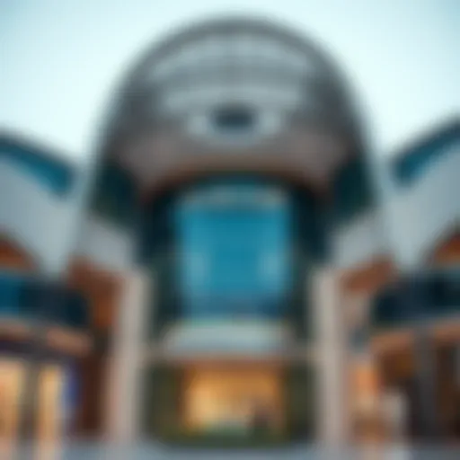 Stunning architectural design of Rola Mall in Dubai