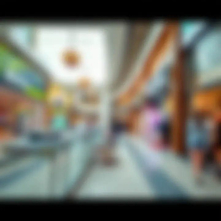 Vibrant Retail Experience at Rola Mall Diverse retail options within Rola Mall showcasing vibrant stores