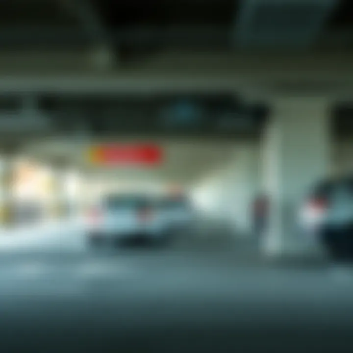 Visitors using RTA parking facilities in Dubai