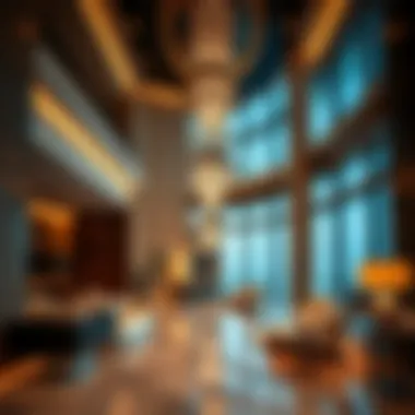 Luxurious interior of Salam Tower highlighting modern amenities