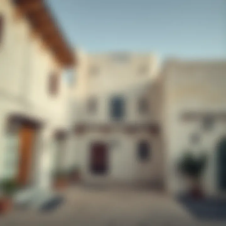Historical architecture of Sas Al Nakhl Village showcasing traditional design elements