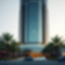 Stunning exterior view of Silverene Tower showcasing modern architecture