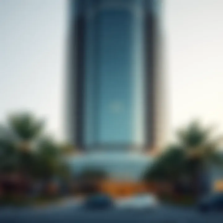 Stunning exterior view of Silverene Tower showcasing modern architecture