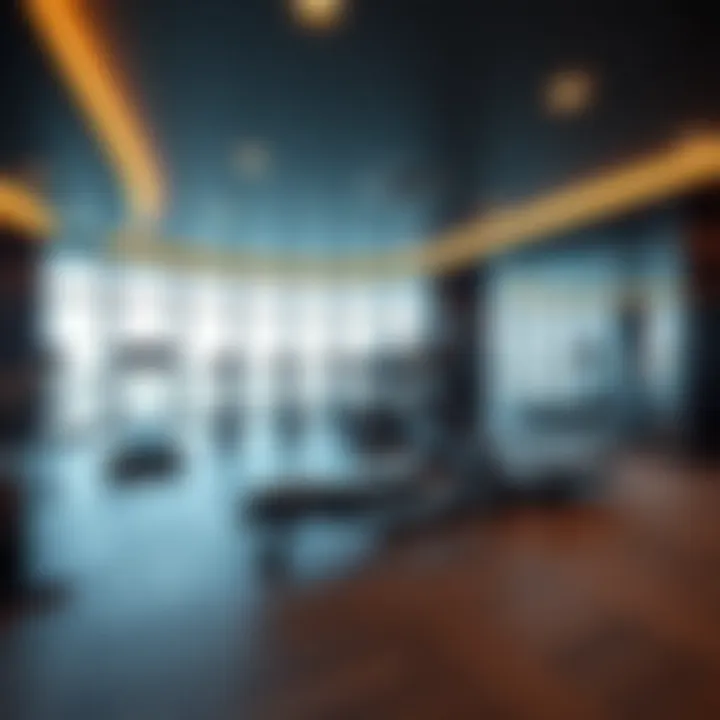 State-of-the-art amenities within Silverene Tower's fitness center