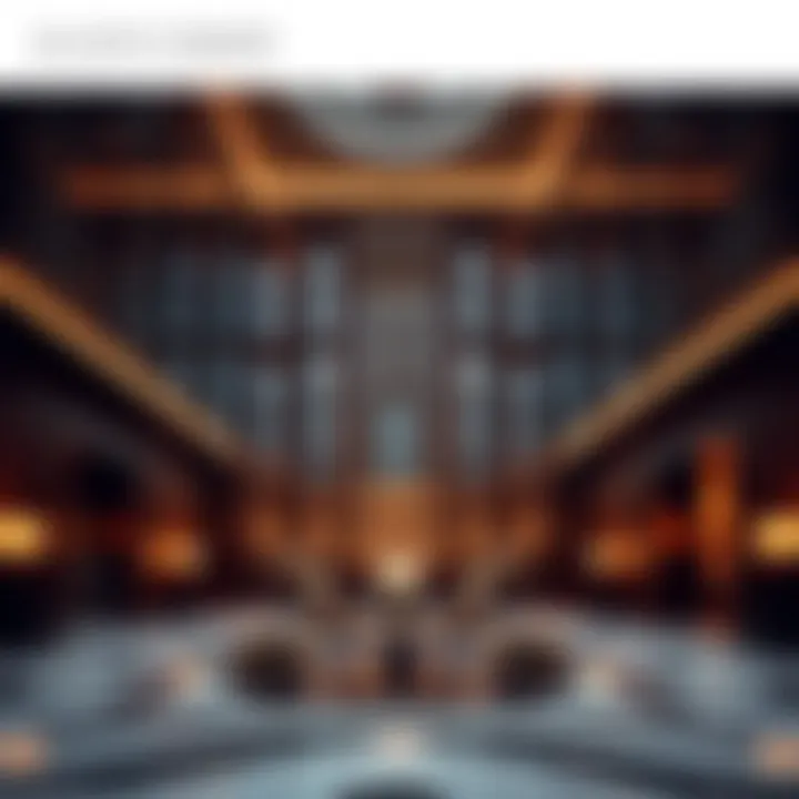 Luxurious lobby of Silverene Tower featuring elegant design elements