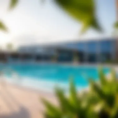 Luxurious amenities within Sobha Creek Vistas Grande including pool and fitness center