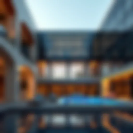 Stunning architectural view of Studio One Dubai showcasing modern design.