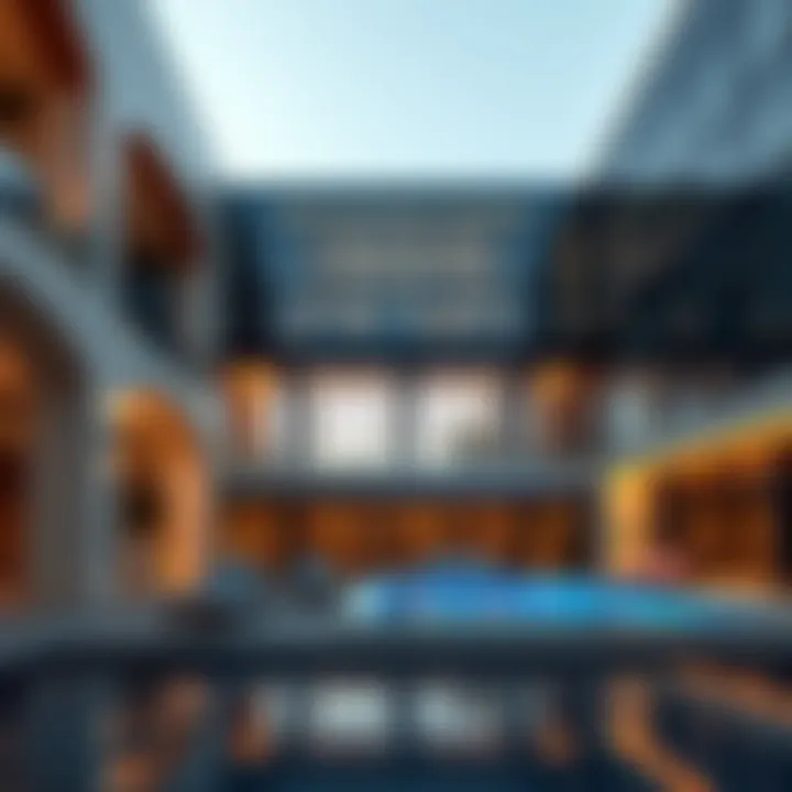 Stunning architectural view of Studio One Dubai showcasing modern design.