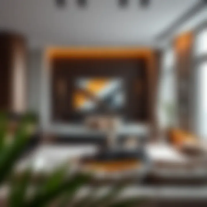 Luxurious residential interior of a Studio One Dubai apartment.