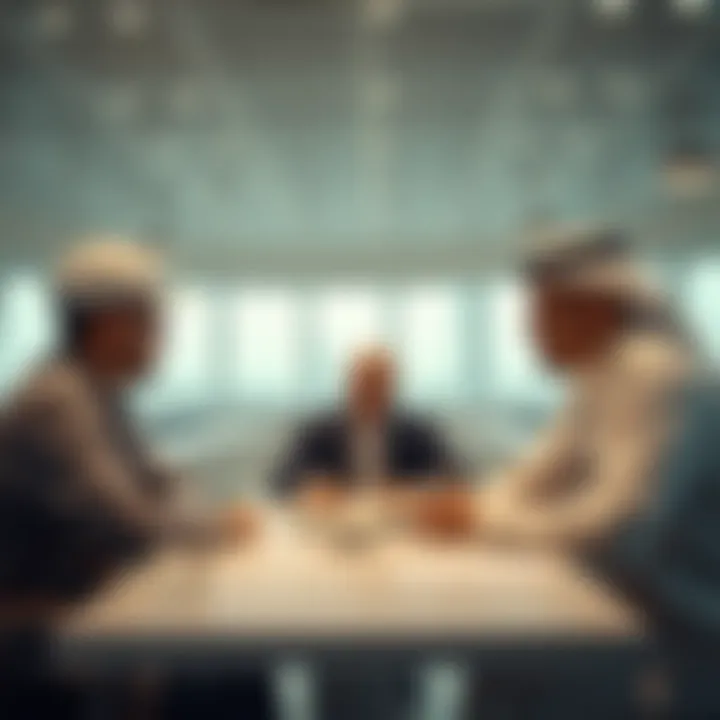 Government officials discussing renewable energy initiatives