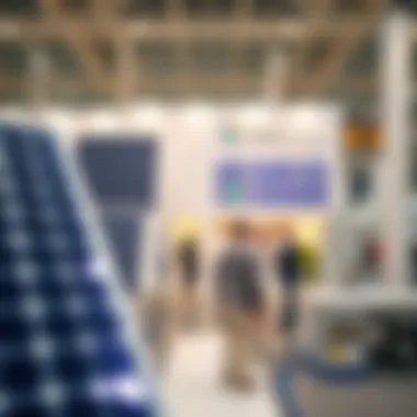 Solar energy technology showcased at a Dubai exhibition