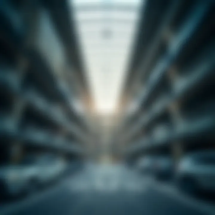 Efficient Parking Layout Well-organized parking structure at The Dubai Mall