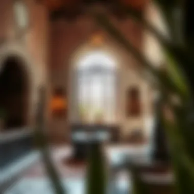 Interior showcasing traditional design elements and craftsmanship