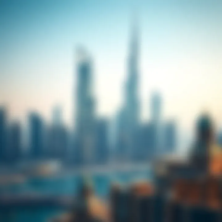 Dubai's Architectural Marvels Stunning skyline of luxury skyscrapers in Dubai
