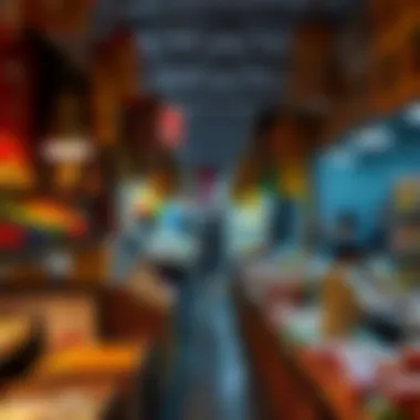 Daily Necessities in Dubai's Markets Vibrant market showcasing daily goods in Dubai