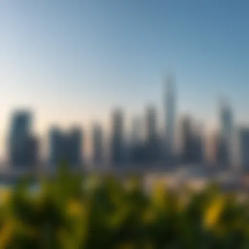 Luxurious Dubai skyline showcasing real estate developments