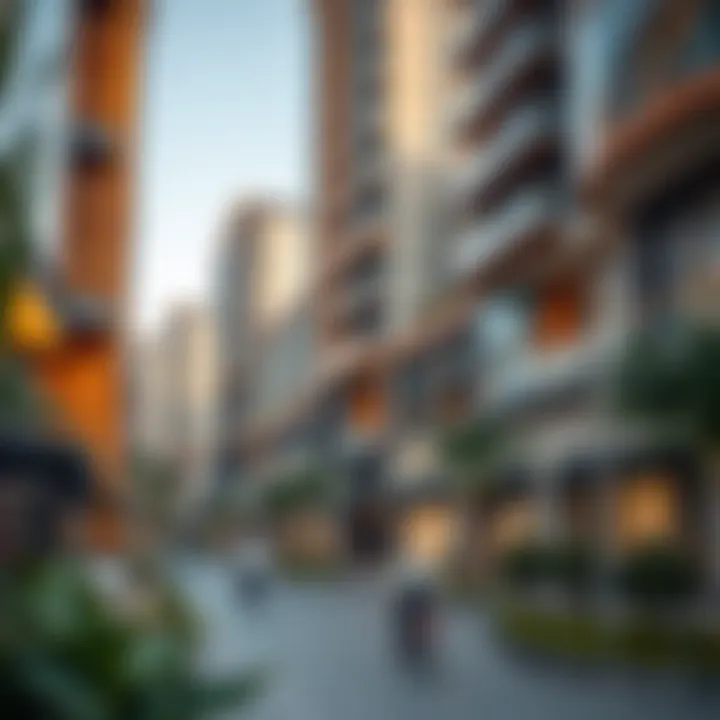 Mixed-use development featuring retail, office, and leisure areas
