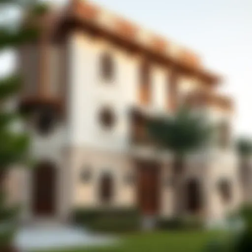 Traditional architecture of a house in Al Rashidiya
