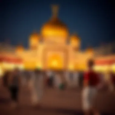 Festive celebration during Eid al-Fitr in Dubai